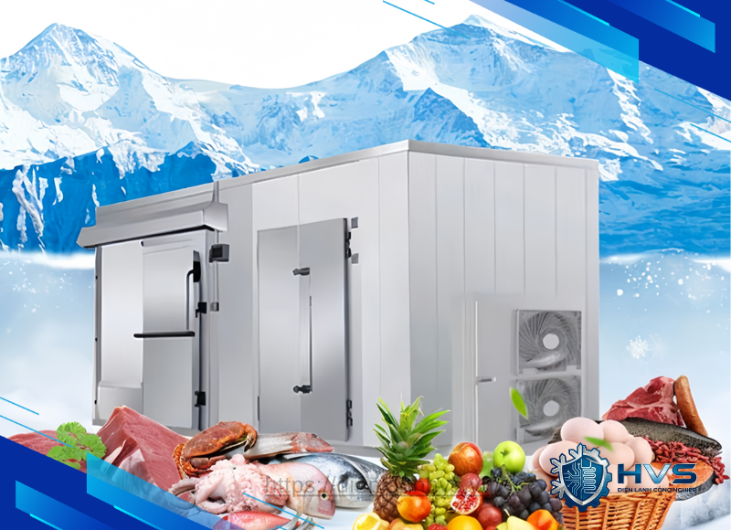 Hệ thống kho lạnh mini bảo quản thực phẩm tươi sống chuyên nghiệp cho cửa hàng nhỏ